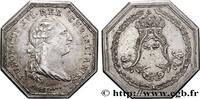FRANCE Jeton octogonal Ar 32 LOUIS XVI n.d. (32mm, 12,43g, 12h) -