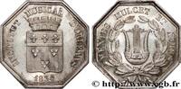 FRANCE Jeton octogonal Ar 30, Musique d’Orléans, refrappe ORLÉANAIS 1834 (31mm, 13,07g, 12h) -