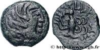 FRANCE Bronze YLLYCCI à l’oiseau, classe IV SÉNONS (région de Sens) c. 80-50 AC. (15,5mm, 2,70g, 11h) -