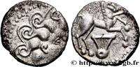 FRANCE Denier à la lyre ÉDUENS (BIBRACTE, région du Mont-Beuvray) Autun (71) c. avant 52 AC. (13,5mm, 1,99g, 10h) -