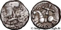 FRANCE Denier à la croisette et à la rouelle ÉDUENS (BIBRACTE, région du Mont-Beuvray) Autun (71) c. 80-50 AC. (12,5mm, 1,88g, 9h) -