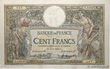 FRANCE 100 Francs LUC OLIVIER MERSON grands cartouches FRANCE 100 Francs LUC OLIVIER MERSON grands cartouches 1924 TTB -