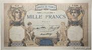 FRANCE 1000 Francs CÉRÈS ET MERCURE FRANCE 1000 Francs CÉRÈS ET MERCURE 1936 TTB -