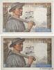 FRANCE 10 Francs MINEUR Consécutifs FRANCE 10 Francs MINEUR Consécutifs 1942 SPL -