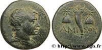 Hellénistique 2 (188 à 30 avant J.C.) Dichalque PONT - AMISOS Amisos, Pont c. 125-100 AC. (18mm, 4,19g, 12h) -