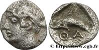 Classique 2 (400 à 350 avant J.C.) Hemiobole THRACE - ILES DE THRACE - THASOS Thrace, Thasos c. 411-404 AC. (7mm, 0,23g, 12h) -