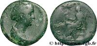 LES ANTONINS (96 après J.C. à 192 après J.C.) Sesterce FAUSTINE MÈRE Rome c. après 147 (29mm, 21,22g, 6h) -