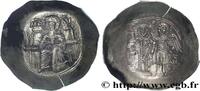 LA DYNASTIE COMNÈNE (1081-1204) Aspron trachy (scyphate) ISAAC II ANGE Constantinople 1185-1195 (28,5mm, 4,23g, 6h) -