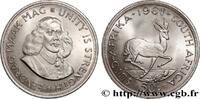 AFRIQUE DU SUD 50 Cents springbok / Jan Van Riebeeck AFRIQUE DU SUD Pretoria 1961 (39mm, 28,36g, 12h) -