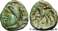 FRANCE Bronze à la tête casquée et au cheval, DT. 382 AMBIENS (Région d'Amiens) Amiens (80) c. 60-40 AC. (14mm, 2,47g, 12h) -