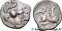FRANCE Denier ou quinaire à la tête casquée CARNUTES (Région de la Beauce) Chartres (28) c. 80-50 AC. (11,5mm, 0,86g, 3h) -