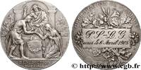 FRANCE Médaille, Bénédiction Nuptiale AMOUR ET MARIAGE 1905 (35,5mm, 18,72g, 12h) -