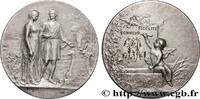FRANCE Médaille de mariage, Fidélité et Bonheur AMOUR ET MARIAGE 1904 (30mm, 12,11g, 12h) -