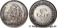 FRANCE Médaille de mariage, Fidélité et Bonheur AMOUR ET MARIAGE 1842 (38,5mm, 25,30g, 12h) -