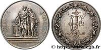 FRANCE Médaille de mariage, Fidélité et Bonheur AMOUR ET MARIAGE 1888 (39mm, 25,36g, 12h) -