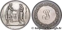 FRANCE Médaille de mariage, Couple antique AMOUR ET MARIAGE 1853 (34,50mm, 18,48g, 12h) -