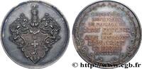 FRANCE Médaille, Noces d’or de Jean Dollfus et Anne Cathe AMOUR ET MARIAGE 1872 (40,5mm, 38,16g, 12h) -