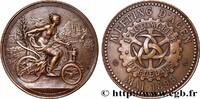 FRANCE Médaille, Meeting automobile d’Agen AUTOMOBILES ET VOITURES - PILOTES ET INVENTIONS 47 - Agen 1898 (50,5mm, 67,85g, 12h) -