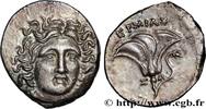 Hellénistique 2 (188 à 30 avant J.C.) Drachme CARIE - ÎLES DE CARIE - PÉREE DE RHODES Carie, Pérée de Rhodes ou Macédoine c. 168 AC. (16,5mm, 2,55g, 6h) -