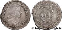 FRANCE Douzième d'écu de Béarn, portrait à la mèche longu LOUIS XIV LE GRAND OU LE ROI SOLEIL Pau 1660 (20,5mm, 2,27g, 6h) -