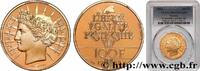 FRANCE Belle Épreuve Or 100 francs - Fraternité COMMÉMORATIVES MONNAIE DE PARIS 1988 (31mm, 17,00g, 6h) -