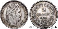 FRANCE 2 francs Louis-Philippe LOUIS-PHILIPPE Ier Rouen 1837 (27mm, 9,95g, 6h) -