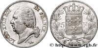 FRANCE 5 francs Louis XVIII, tête nue LOUIS XVIII Paris 1822 (37,21mm, 24,80g, 6h) -