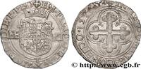 SAVOIE - DUCHÉ DE SAVOIE - EMMANUEL-PHILIBERT DIT Blanc de 4 sols, 1er type (bianco, o da 4 soldi di SAVOIE - DUCHÉ DE SAVOIE - EMMANUEL-PHILIBERT DIT TÊTE DE FER Turin 1576 (25mm, 4,79g, 6h) -