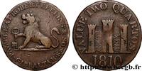 GIBRALTAR 2 Quartos GIBRALTAR 1810 (27,6mm, 6,48g, 6h) -