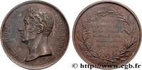 FRANCE Médaille, Visite du futur Charles X LOUIS XVIII 75 - Paris 1818 (50,5mm, 73,29g, 12h) -