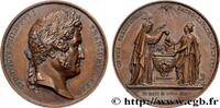 FRANCE Médaille, Baptême du Comte de Paris LOUIS-PHILIPPE Ier 1841 (56mm, 83,89g, 12h) -