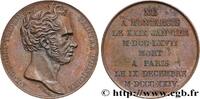 FRANCE Médaille, Anne-Louis Girodet ARTISTES : MUSICIENS, PEINTRES, SCULPTEURS 1824 (40,5mm, 36,50g, 12h) -