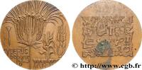 FRANCE Médaille, Le papyrus NATURE : FORÊTS, PARCS, JARDINS ET PLANTES Monnaie de Paris 1982 (72,5mm, 164,29g, 12h) -