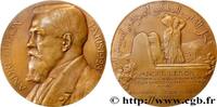 FRANCE Médaille, André Lebon, Crédit foncier d’Algérie ALGÉRIE - TROISIÈME RÉPUBLIQUE 1928 (63,5mm, 112,54g, 12h) -