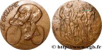 FRANCE Médaille, Cyclisme sur piste et sur route SPORTS Monnaie de Paris 1974 (67,5mm, 208,76g, 12h) -