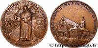 FRANCE Médaille, Dom Perignon et l’abbaye d’Hautvillers ÉGLISES ET CATHÉDRALES Monnaie de Paris 1981 (68mm, 209,64g, 12h) -