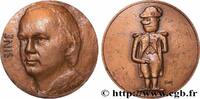FRANCE Médaille, Maurice Sinet ARTISTES : MUSICIENS, PEINTRES, SCULPTEURS Monnaie de Paris 1977 (68mm, 178,93g, 12h) -
