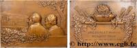 FRANCE Plaque, Noces d’or AMOUR ET MARIAGE Monnaie de Paris 1966 (57,5mm, 187,01g, 12h) -
