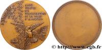 FRANCE Médaille, Félicitations de la ville d’Ajaccio AMOUR ET MARIAGE Monnaie de Paris 1979 (58,5mm, 80,68g, 12h) -