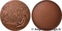 FRANCE Médaille, Le déjeuner des canotiers d’Auguste Reno ART, PEINTURE ET SCULPTURE Monnaie de Paris 1977 (80,5mm, 237,10g, 12h) -