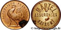 FRANCE Médaille, Martel Assurances ASSURANCES 62 - Bapaume n.d. (22mm, 1,58g, 12h) -