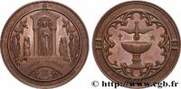 FRANCE Médaille de Baptême, Communion et Confirmation RELIGIONS 77 - Longueville (1855-1868) (50,5mm, 56,13g, 12h) -
