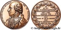 FRANCE Médaille, Lebrun duc de Plaisance, refrappe POLITIQUE ET POLITICIENS (1824) (49,5mm, 72,19g, 12h) -