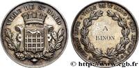 FRANCE Médaille, Grand concours musical MUSIQUE, ARTS ET CONCERTS 35 - Saint-Malo 1885 (47mm, 46,54g, 12h) -