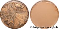 FRANCE Médaille, Le chêne et le roseau, refrappe FABLES DE LA FONTAINE Monnaie de Paris (1942) (59mm, 104,54g, 12h) -
