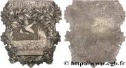 FRANCE Plaque, Noces d’argent de J. Blengio Rossa et A. P AMOUR ET MARIAGE 1915 (82,5mm, 228,3g, 12h) -
