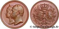 FRANCE Médaille, Noces d’or de Carl Alexander Sachsen-Wei AMOUR ET MARIAGE 1892 (49,5mm, 68,26g, 12h) -
