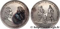 FRANCE Médaille, Mariage de Charles III le prétendant, Ro AMOUR ET MARIAGE 1708 (44,5mm, 29,11g, 12h) -