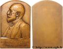 FRANCE Plaquette, Constantin-Eugène de Burlet CHEMIN DE FER ET TRANSPORTS 1909 (78,5mm, 104,25g, 12h) -