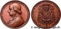 FRANCE Médaille, Nicolas-Théodore Olivier, évêque d'Évreu RELIGIONS 75 - Paris 1860 (50,5mm, 60,77g, 12h) -